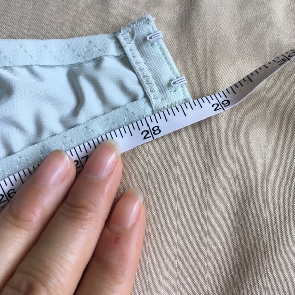 Blue Satin Lace Bralette - Picture 8 of 8